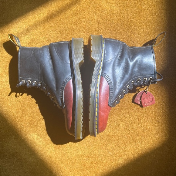 DR MARTENS 1460 Made in England Horween Leather Boots - Dublin Two Tone - Picture 5 of 12